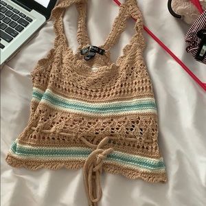Knit crop top